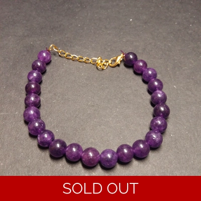 Amethyst 8mm Bracelet Amethyst 8mm Bracelet